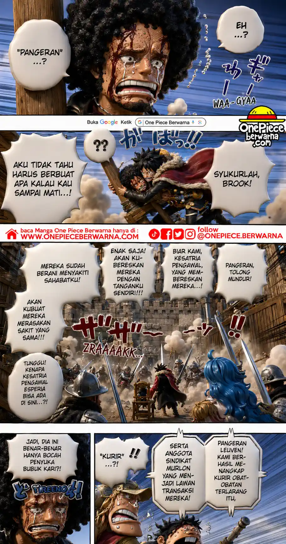 One Piece berwarna 1184 1185 1186 bahasa indonesia